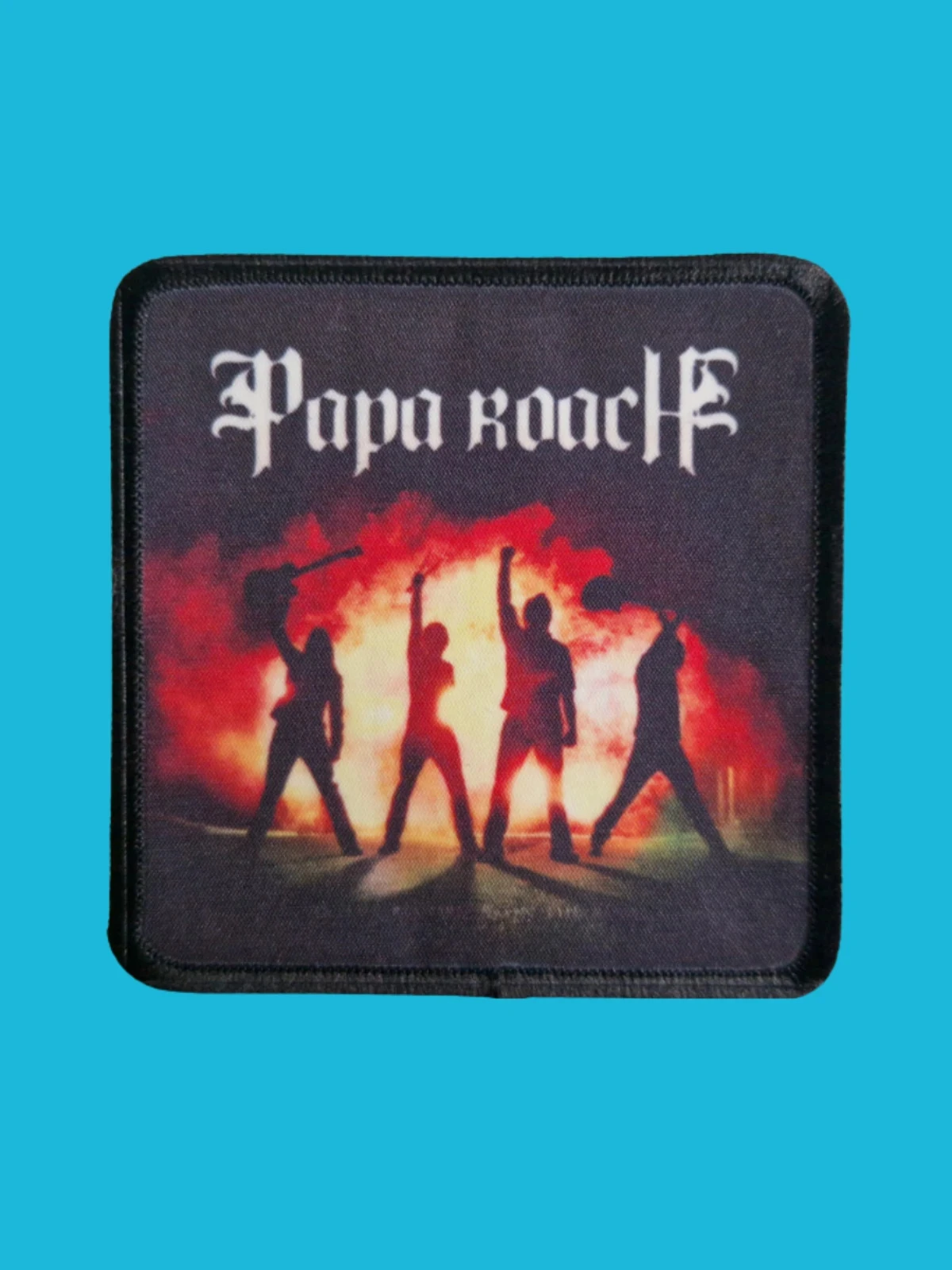 Patch Papa Roach - Time For Annihilation - Imprimé - Carré de 7,5 x 7,5 centimètres